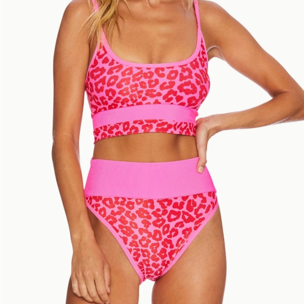 Eva top love leopard